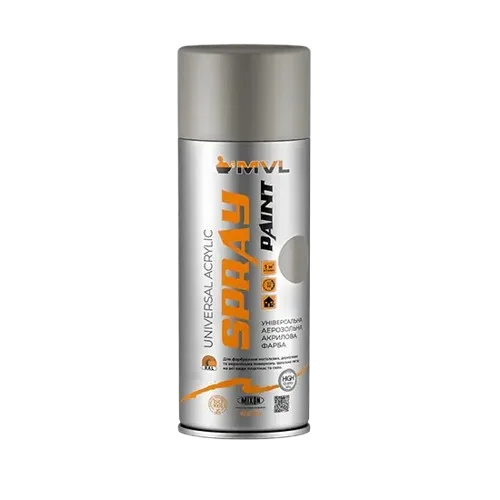 Грунтовка акрилова аерозольна Сіра 400мл MVL (MV11)