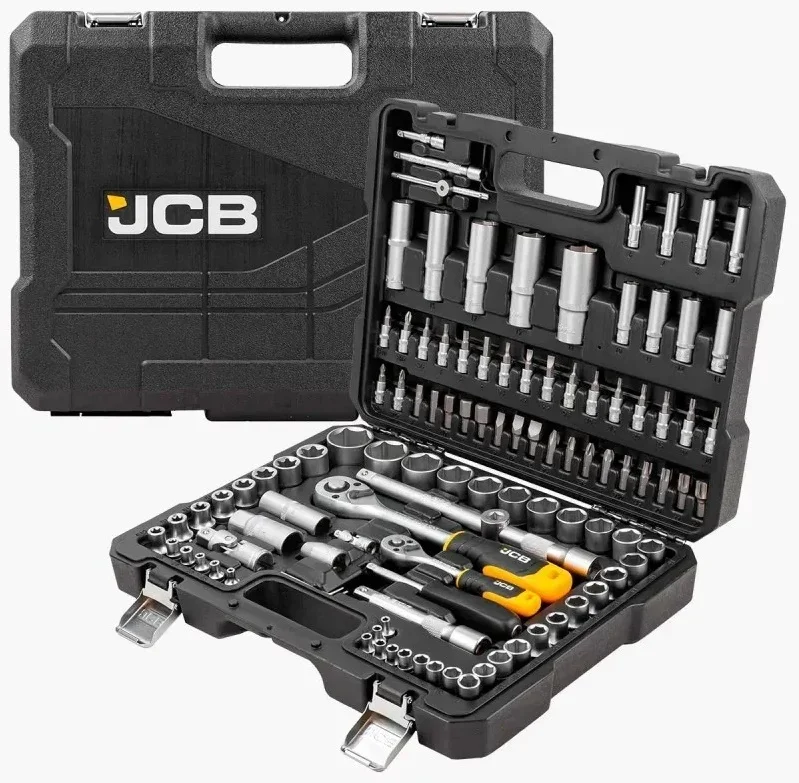 Набір інструментів 6-гранний 108 од 1/2", 1/4" JCB Tools JCB-41082-5