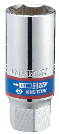 Головка свічкова King Tony 1/2" 20.8мм 6-ти гранна з магнітом (466521)