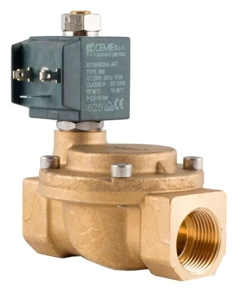 Электромагнитный клапан СЕМЕ 3/4" 90 С, 10 бар 8715