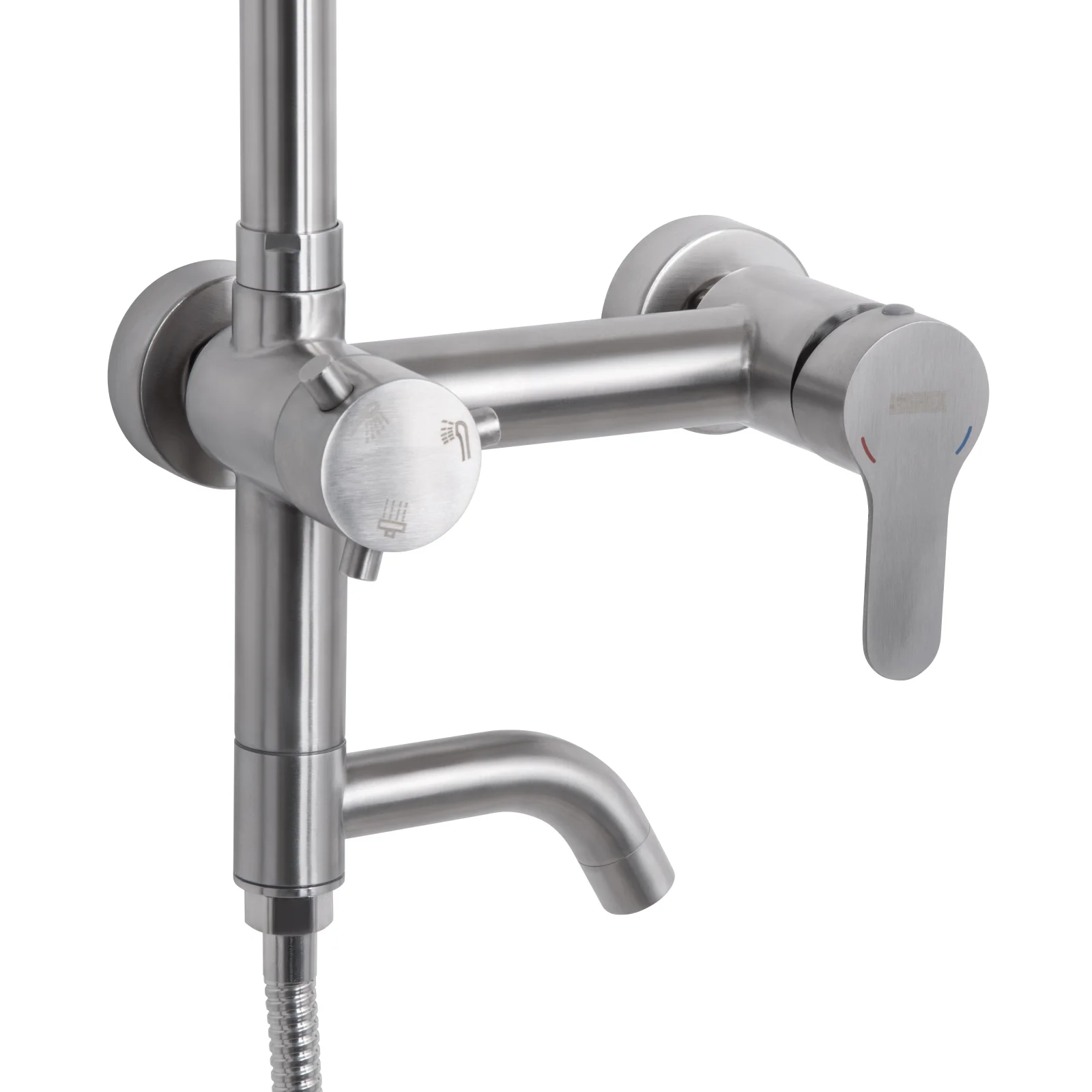 Душевая система Brinex 1030 Никель - фото 4