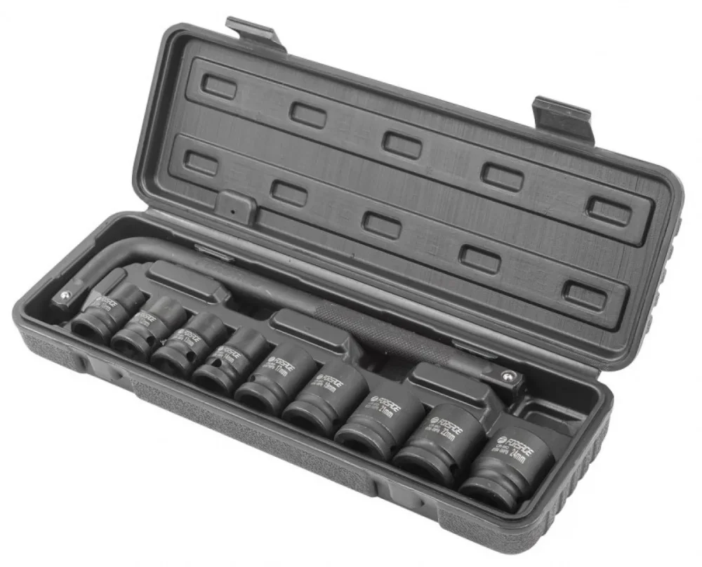 Набір ударних 6-гранних головок 1/2", 10 предметів Forsage (F-4104-5MPB)