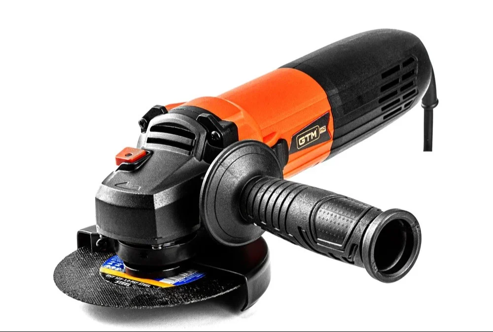 Кутова шліфувальна машина (болгарка) з регулюванням обертів і плавним пуском GTM (AG125/1400VS)