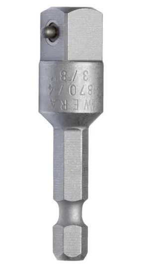 Перехідник під шуруповерт 1/4" > 3/8" L50мм Wurth (0614176727)