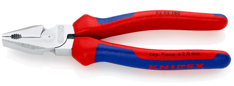 Пасатижі комбіновані особливої потужності Knipex L=180 мм (02 05 180)