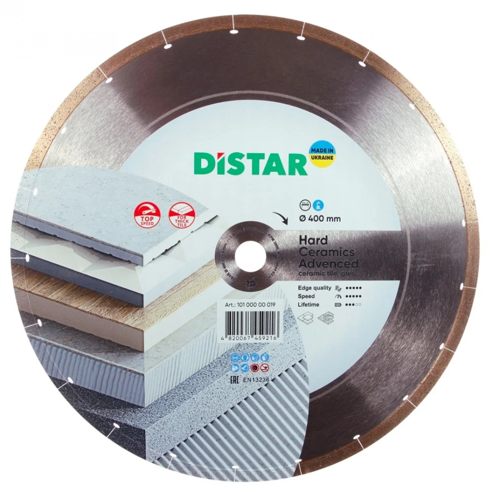 Круг алмазний відрізний 1A1R 400 Hard Ceramics Advanced Distar 10100000019