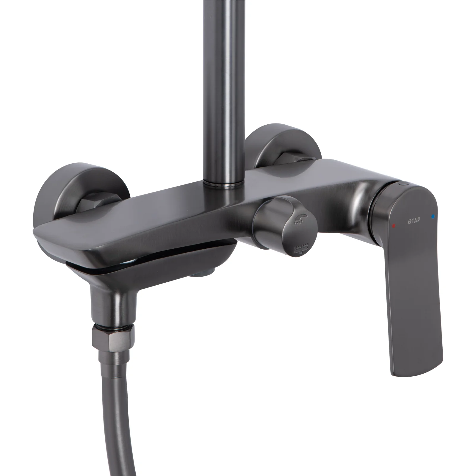 Душова система Qtap Slavonice QTSLA111GMB45910 Gunmetal Black PVD - фото 4