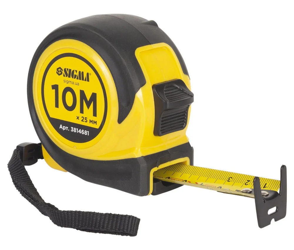 Рулетка Sigma Compact 10м×25мм (3814681)