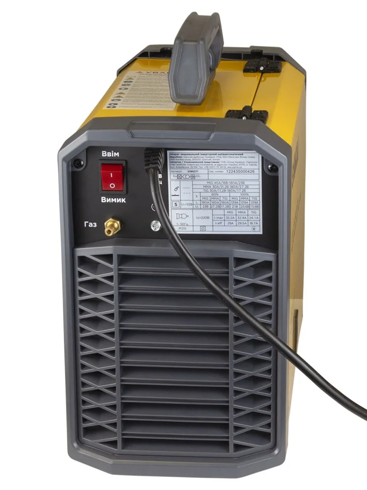 Зварювальний напівавтомат SIGMA MIG/MMA-180A (5386271)