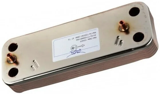 5686670 Теплообмінник вторинний для газового котла Baxi, Westen (12 пластин)