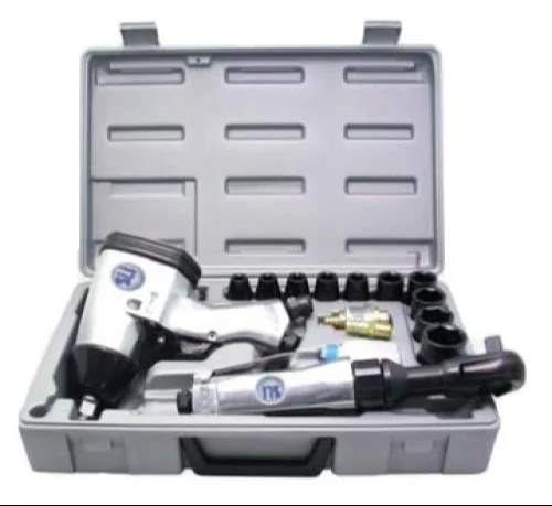 Набір пневмогайковерт + пневмотріска Sumake 1/2" та набір ударних головок 17 од. (ST-5500F)