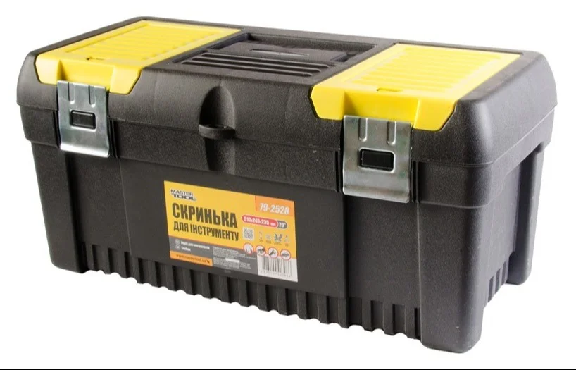 Скриня для інструментів з металевими замками органайзери 20" 510х245х235 мм MasterTool 79-2520
