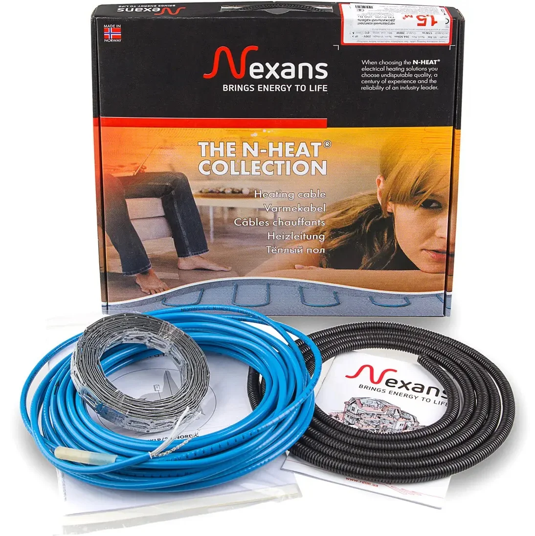 Кабель двужильный Nexans TXLP/2R - 58,3 (1000 Вт)