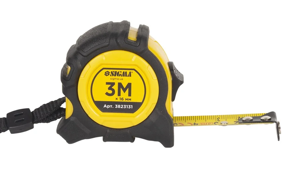Рулетка магнітна Sigma Advanced 3м×16мм (3823131)