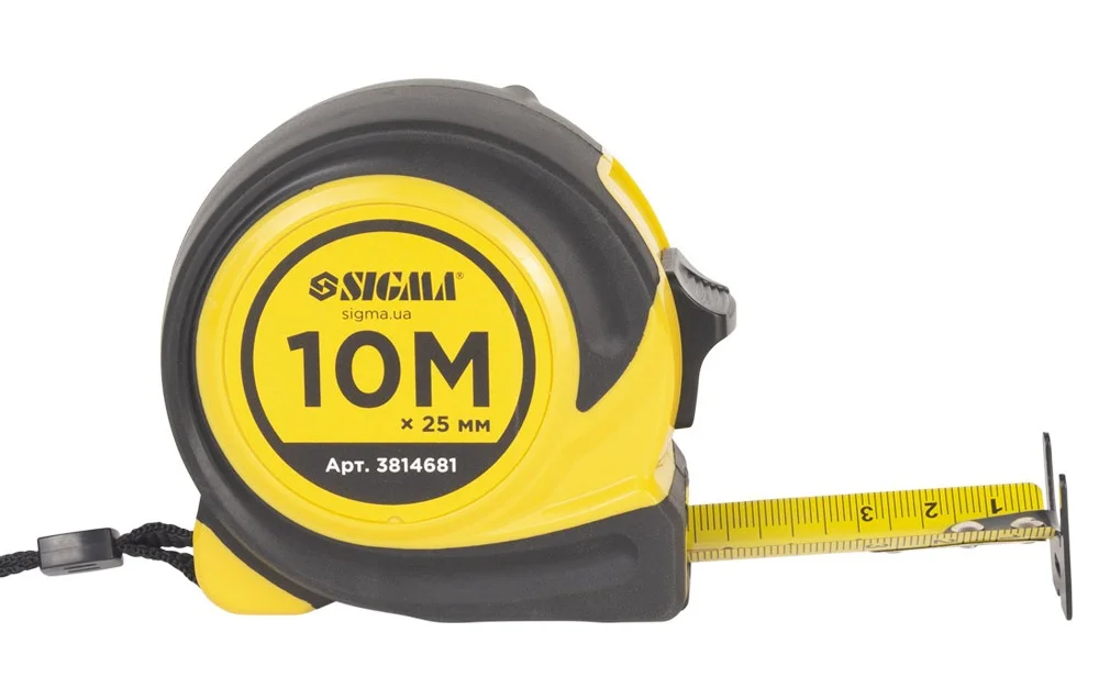 Рулетка Sigma Compact 10м×25мм (3814681)