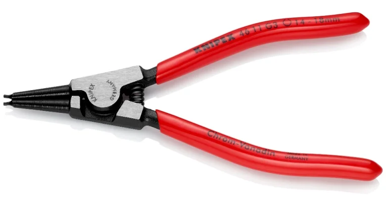 Щипці для зовнішніх стопорних кілець на валах Knipex L=140 мм (46 11 G3)