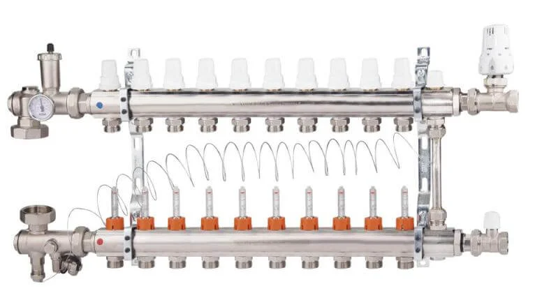 Колекторна група Icma 1" 10 виходів з витратоміром A2K013APM06