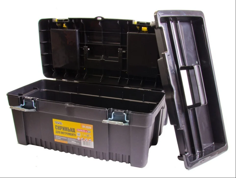 Скриня для інструментів з металевими замками органайзери 20" 510х245х235 мм MasterTool 79-2520