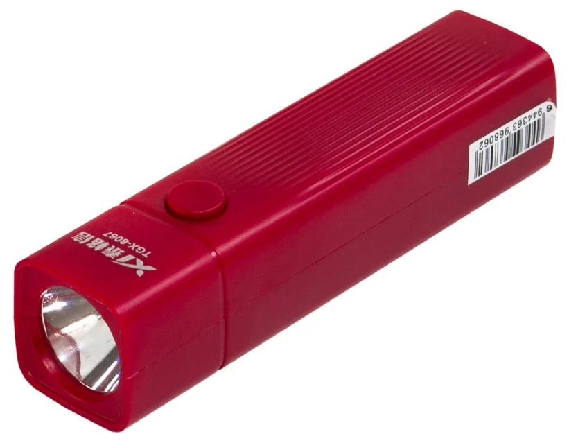 Ліхтар акумуляторний світлодіодний 1 Вт червоний Evrolight (TGX-8067)
