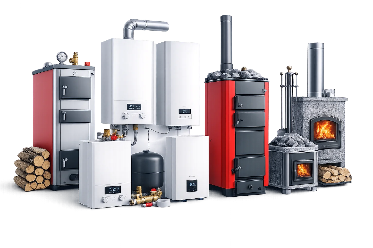 Котли та печі