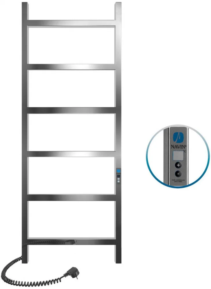 Рушникосушка електрична Navin Largo 500 х 1200 Digital нерж