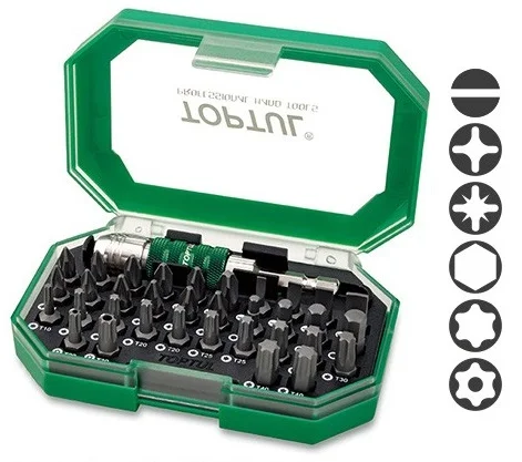 Набір біт 1/4" 35 од. Toptul (GACW3501)