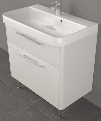 Тумба Fancy Marble Devon ШН-Carla Б з умивальником Carla 80