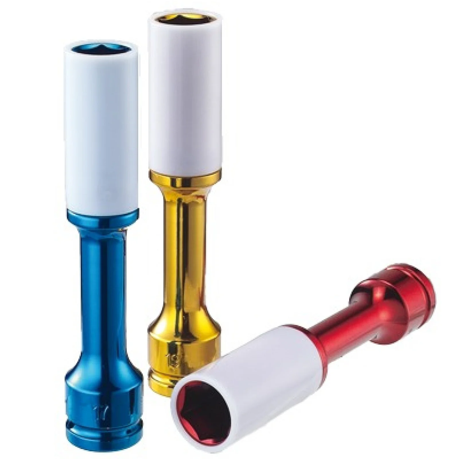 Ударна глибока торцева головка 1/2" 17 мм 6-гранна для литих дисків у захисному кожусі Forsage (F-44515017C)