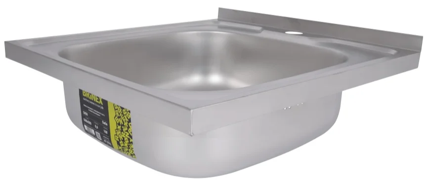 Кухонна мийка Brinex 5050 (satin) 0,6 мм
