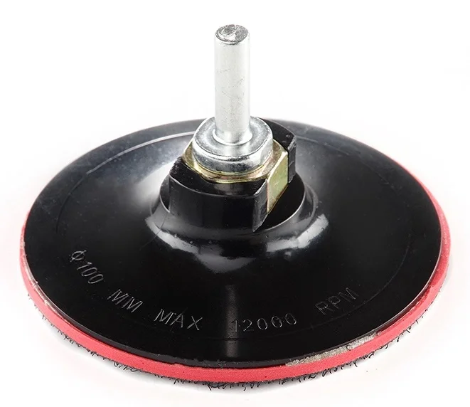 Шліфувальна підошва на липучці Ø 100х3мм Apro 812208