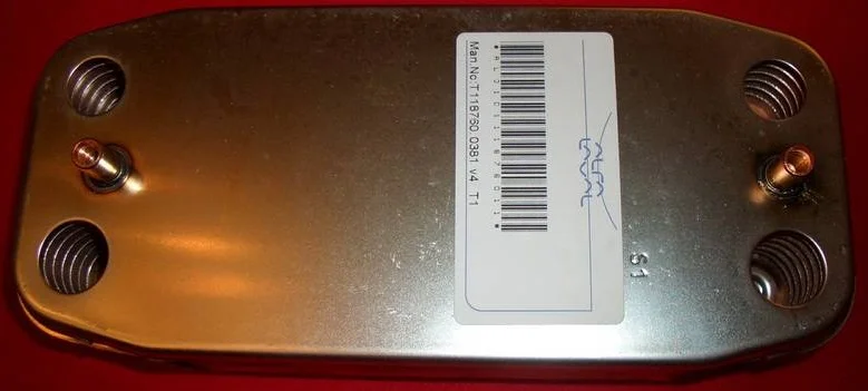 6SCAMPIA01 Вторинний теплообмінник для газового котла Fondital, Nova Florida 24 (12 пластин)