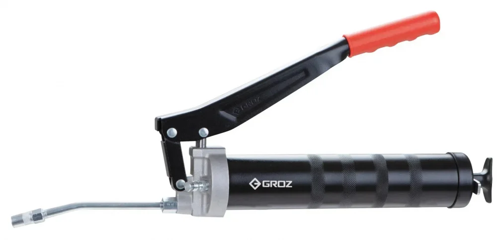 Двопоршневий професійний шприц для змащування 413 Бар 500 см³ Groz G2 42631