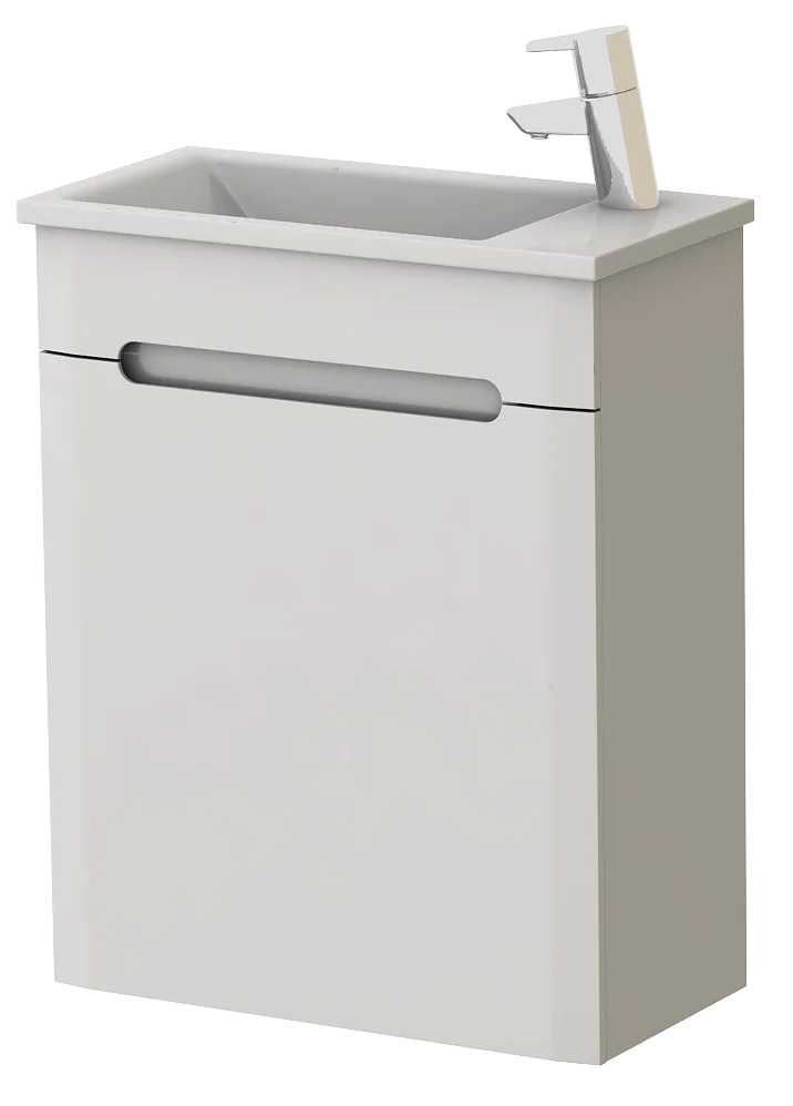 Тумба підвісна Ювента TIVOLI Tv-60 з умивальником Atria 50 Білий