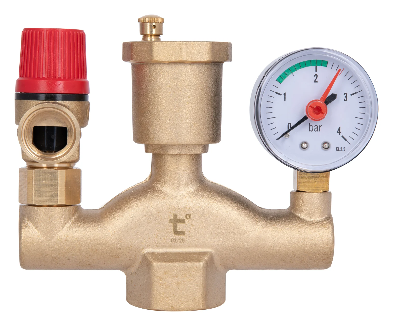 Група безпеки котла Thermo Alliance Standart 1"В для котла (у зборі) SD290 - фото 2