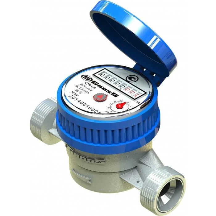 Лічильник води GROSS ETR-UA 15/110 хол.