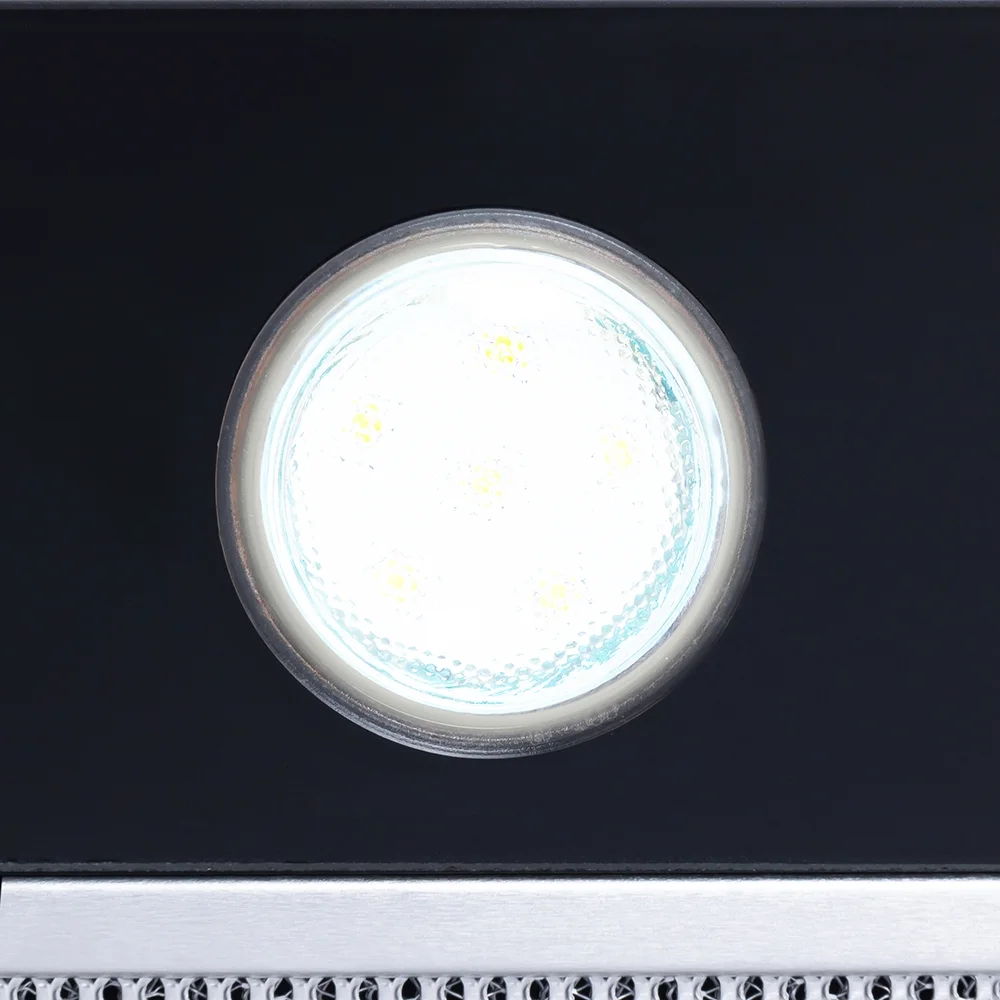Витяжка кухонна Perfelli BI 6562 A 1000 LED GLASS чорний - фото 8