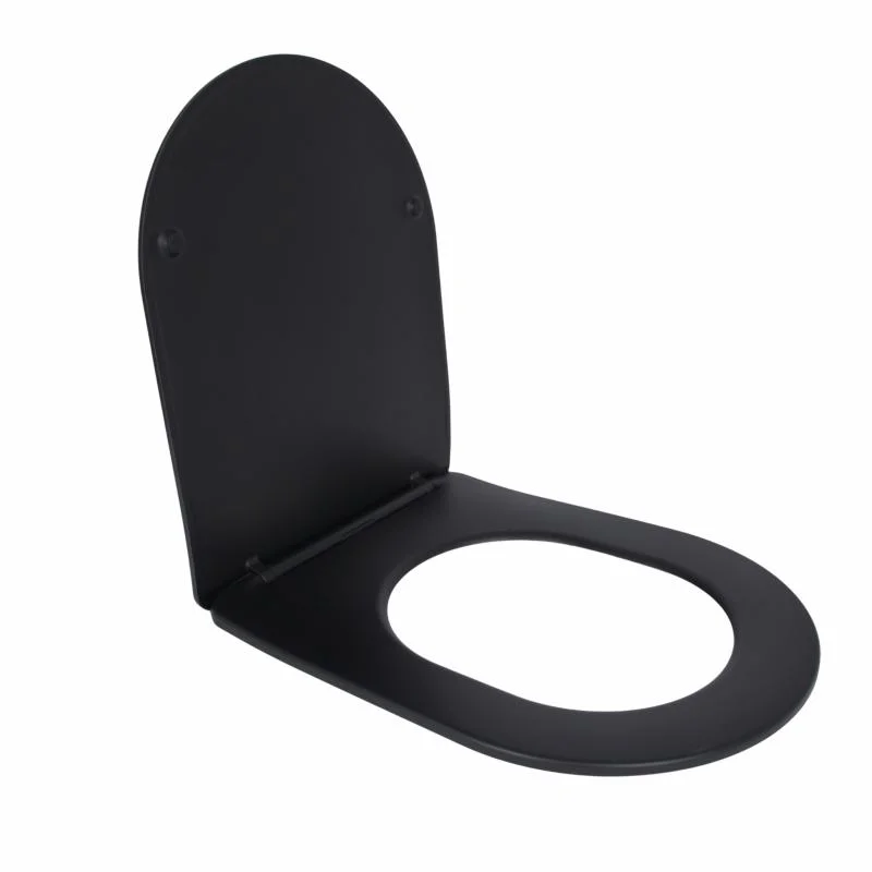Сидіння для унітаза Qtap Robin 660, Scorpio 520,660 QTSC179MB47352 Чорний (Slim Duroplast, Quick Release) - фото 3