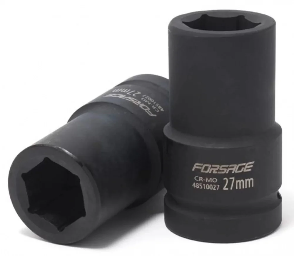 Головка ударна шестигранна глибока 21 мм 1" Forsage (F-48510021)