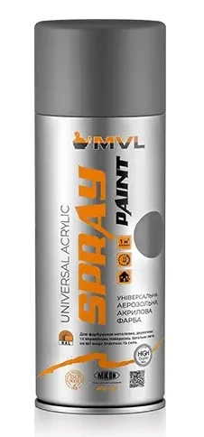 Фарба акрилова RAL 8017 Темно-коричнева глянцева 400мл MVL (MV8017)