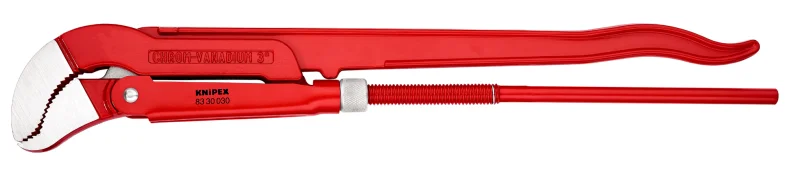 Кліщі трубні з S-подібним змиканням губок Knipex 4-3/4" (0-120мм) L=680мм (83 30 030)