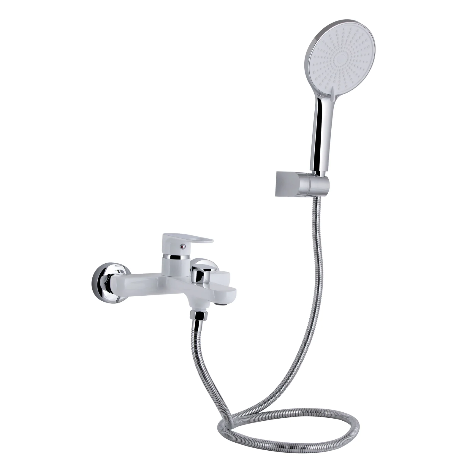 Смеситель для ванны Qtap Jay 259 Хром / Белый