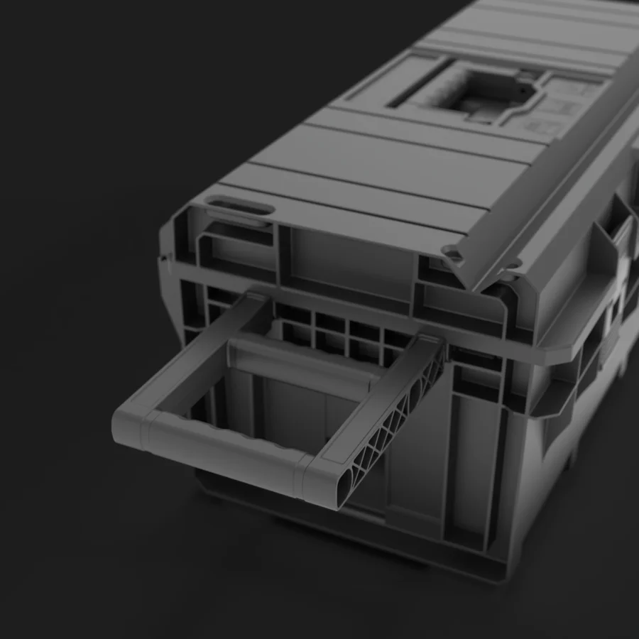 Ящик для инструментов на колесах Qbrick System ONE Longer Basic (SKRWQLBCZAPG003) - фото 5