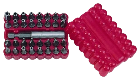 Набір біт 1/4" L25мм Torq-Set, Tri-Wing, Spanner, HEX, Torx 33 од. Force (2331)