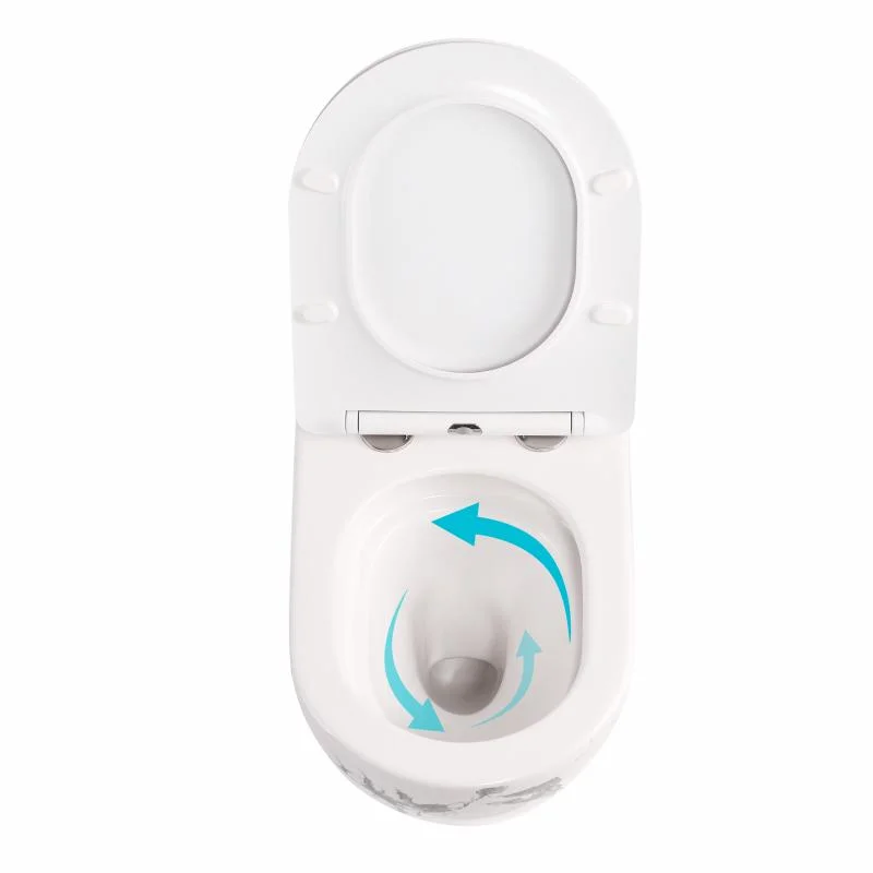 Унітаз підвісний Qtap Robin Ultra Quiet QT13332381АSMR Мармур (Slim, Duroplast, Soft-close, Quick Release) - фото 6