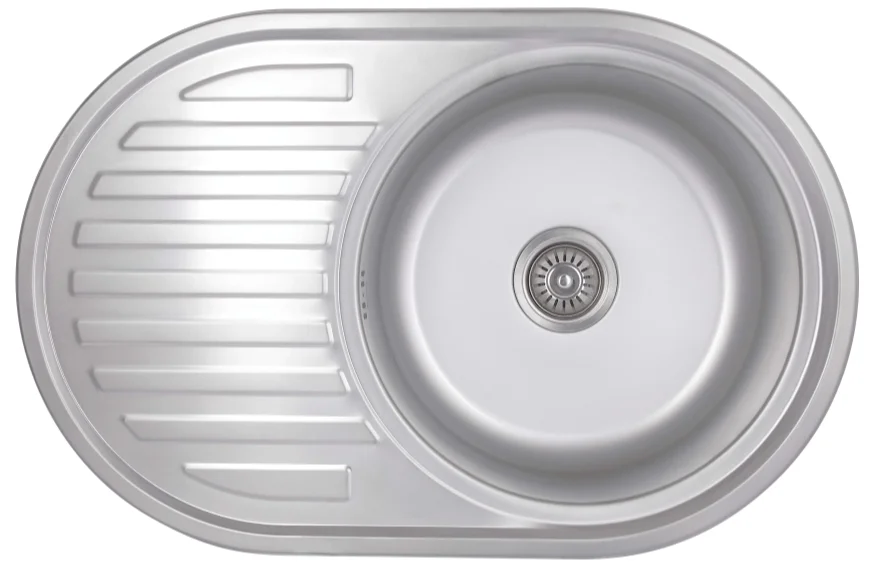 Кухонная мойка Brinex 7750 (Satin) 0,8 мм
