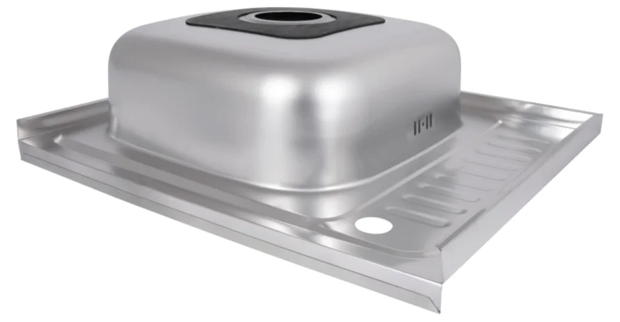 Кухонна мийка Brinex 6050-L (satin) 0,6 мм