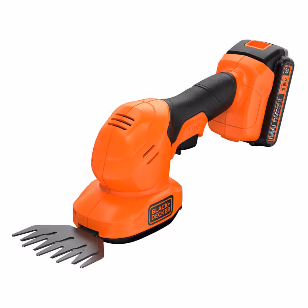 Кусторез-ножницы аккумуляторные Black+Decker BCSS18D1 - фото 2