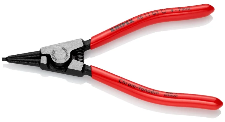 Щипці для зовнішніх стопорних кілець на валах Knipex L=140 мм (46 11 G1)