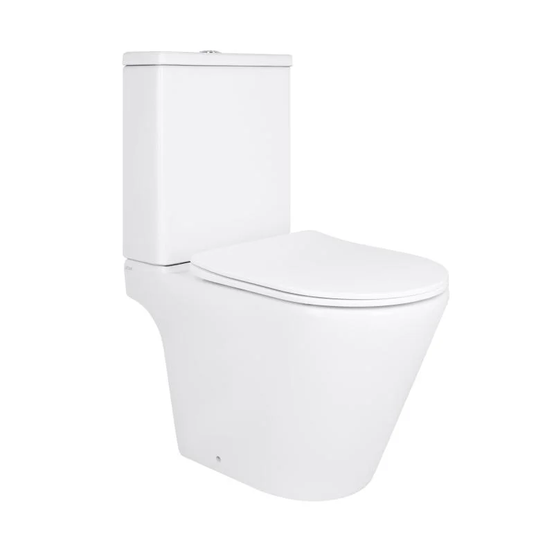 Унітаз-компакт Qtap Dove Rimless QT06228380BW (Soft-close)