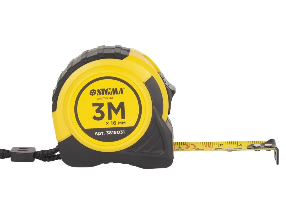 Рулетка Sigma Advanced 3м×16мм (3815031)